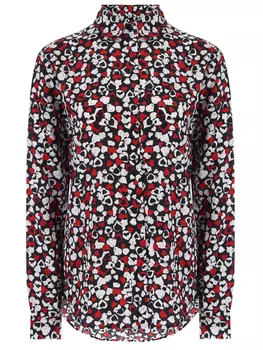 Рубашка шелковая SAINT LAURENT