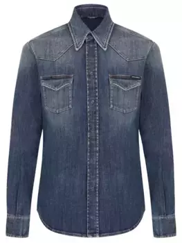Рубашка Slim Fit джинсовая