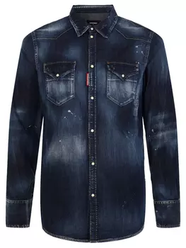 Рубашка Slim Fit джинсовая DSQUARED2