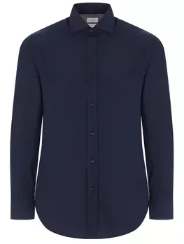 Рубашка Regular Fit хлопковая BRUNELLO CUCINELLI