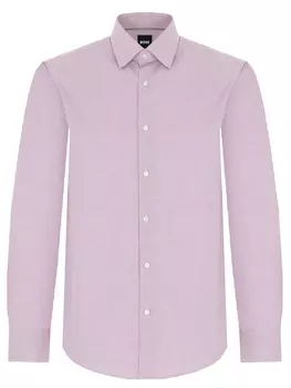Рубашка Regular Fit хлопковая в клетку BOSS