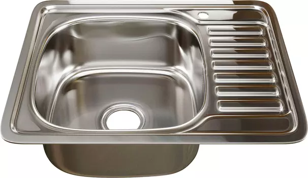 Мойка кухонная Mixline 50x65/0.8 L с декором