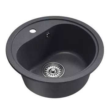 Мойка кухонная Mixline ML-GM10 551816 44х44 см, антрацит