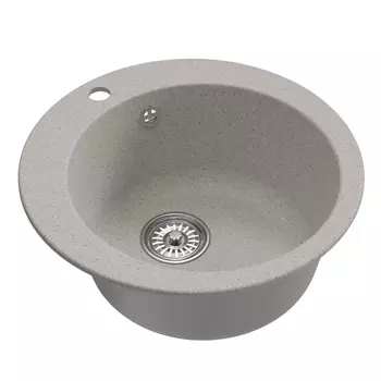 Мойка кухонная Mixline ML-GM13 551892 49,5х49,5 см, серая