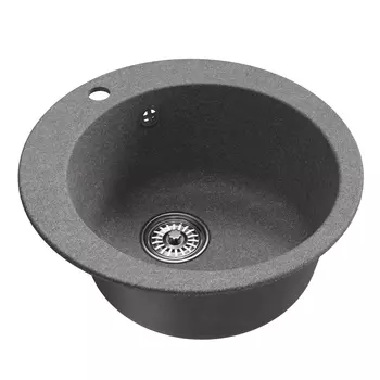 Мойка кухонная Mixline ML-GM13 551896 49,5х49,5 см, графит