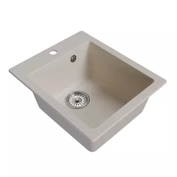 Мойка кухонная Mixline ML-GM14 551905 42х50 см, бежевая