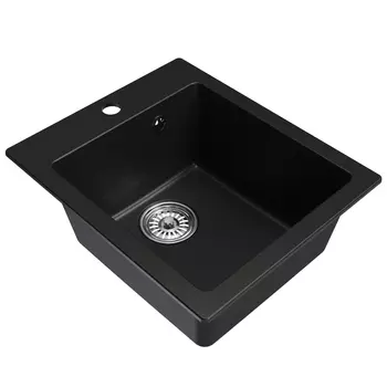 Мойка кухонная Mixline ML-GM14 551910 42х50 см, черная