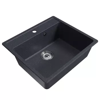 Мойка кухонная Mixline ML-GM15 551921 56х50 см, антрацит