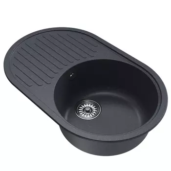 Мойка кухонная Mixline ML-GM16 551933 73х46,5 см, антрацит
