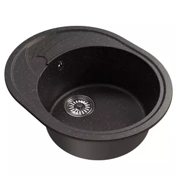 Мойка кухонная Mixline ML-GM17 551938 58х47 см, черная