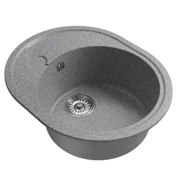 Мойка кухонная Mixline ML-GM17 551939 58х47 см, темно-серая
