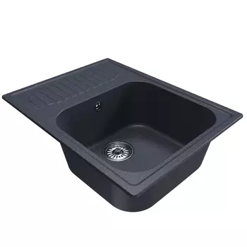 Мойка кухонная Mixline ML-GM18 551977 64х49 см, антрацит