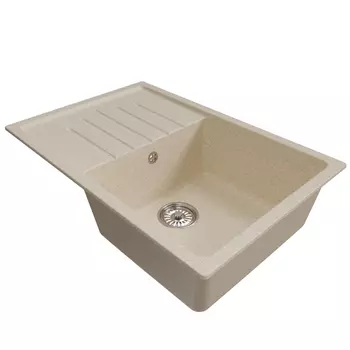 Мойка кухонная Mixline ML-GM19 551985 75х49,5 см, бежевая
