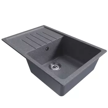 Мойка кухонная Mixline ML-GM19 551988 75х49,5 см, графит