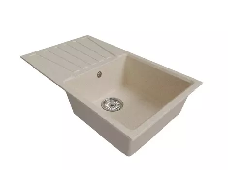 Мойка кухонная Mixline ML-GM20 бежевая 48х83 см