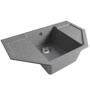 Мойка кухонная Mixline ML-GM24 552053 79х49 см, темно-серая