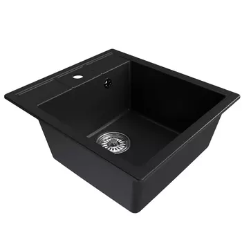 Мойка кухонная Mixline ML-GM28 552185 45х50 см, черная