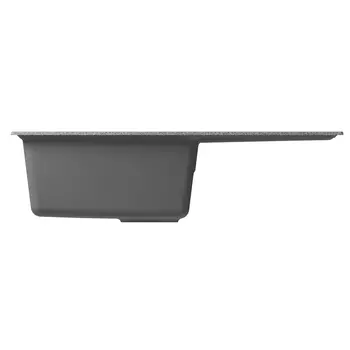 Мойка кухонная Mixline ML-GM31 552190 77х49,5 см, темно-серая