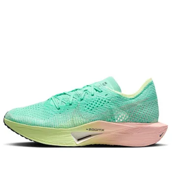 Кроссовки zoomx vaporfly 3 'mint foam sunset tint volt' Nike, зеленый