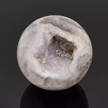 Шар жеода микс агат, аметист 7,5 см