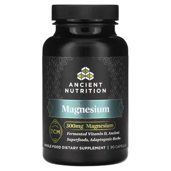 Магний Ancient Nutrition 300 мг, 90 капсул (100 мг в капсуле)