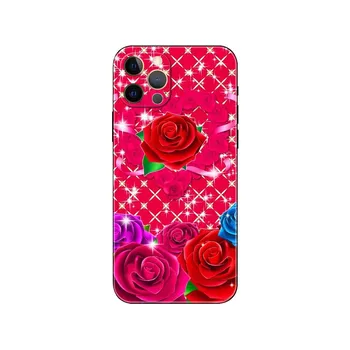 Чехол для телефона Red butterfly on Roses Flower для iPhone 2020se 6 6s 7 8 plus x 10 XR XS 11 12 13 mini pro MAX, черная задняя крышка из ТПУ iphone 5 5S SE 2016