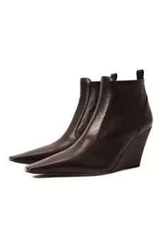 Кожаные ботильоны Brunello Cucinelli