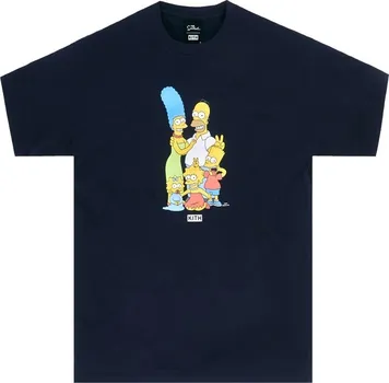 Футболка Kith For The Simpsons Portrait Tee 'Navy', синий