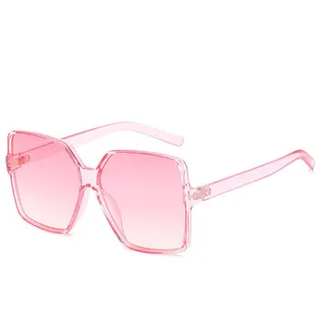 SHAUNA Винтажные большие квадратные женские солнцезащитные очки, модные очки с градиентными линзами, оттенки UV400