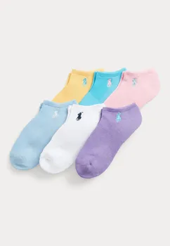 Носки LOW CUT ANKLE SOCK 6 PACK Polo Ralph Lauren, мультиколор