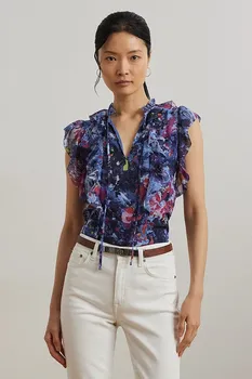 Блузка Lauren Ralph Lauren, синий