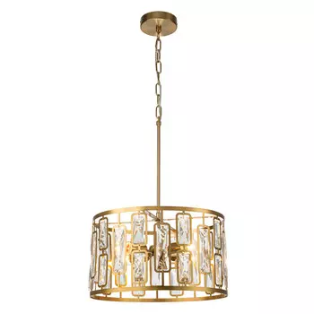 люстра подвесная ESCADA Glow Е27 4х60Вт золото