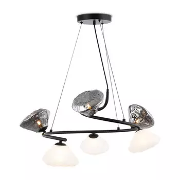 люстра подвесная AMBRELLA High Light G9х6 40Вт черный/белый матовый/дымчатый