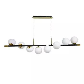 люстра подвесная ARTE LAMP Alcor E14 8х40Вт металл черный
