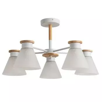 люстра потолочная ARTE LAMP Tyler E27 5х60Вт металл белый