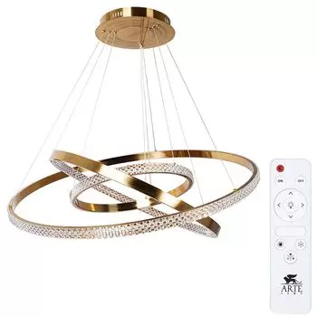 люстра подвесная ARTE LAMP Orione LED 1х160Вт металл медь