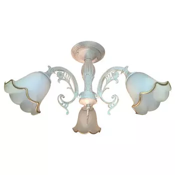 люстра потолочная Jupiter Lighting Lussole 3х60Вт Е27 стекло металл