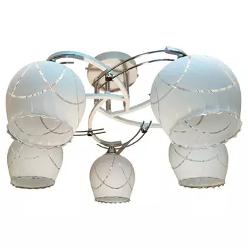 люстра потолочная Jupiter Lighting Mayer 5х60Вт Е27 белый