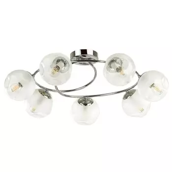 люстра потолочная LUMION Belinda E14 7х40Вт хром