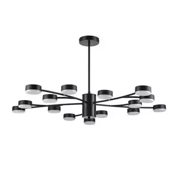 люстра потолочная LUMION Comfi LED GX53 15х7Вт металл черный