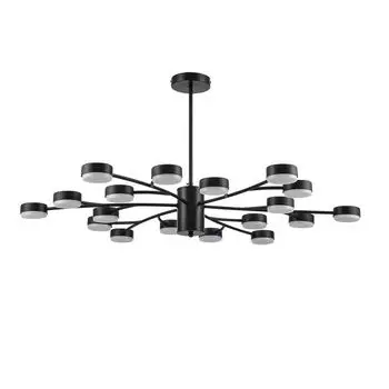 люстра потолочная LUMION Comfi LED GX53 18х7Вт металл черный