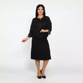 Блуза из шифона с украшением