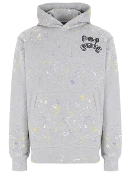 Худи хлопковое с принтом PHILIPP PLEIN