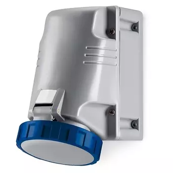 Розетка настенная DKC DIS51512553 IP67 125A 2P+E 230В, "Quadro"