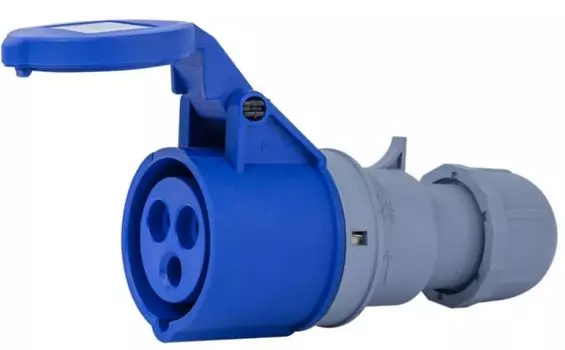 Розетка переносная DEKraft 26130DEK 2Р+РЕ 16А 220В IP44 РП-103