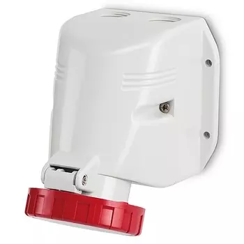 Розетка настенная DKC DIS5183257T IP67 32A 3P+E+N 400В, "Quadro"