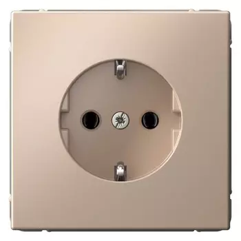 Розетка с заземлением Systeme Electric GAL001243 ArtGallery 16А, механизм, Песочный