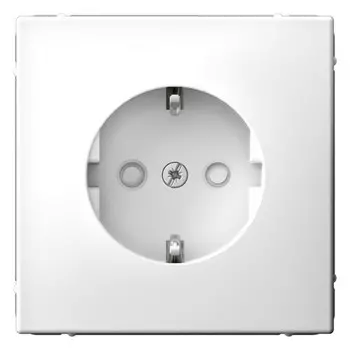 Розетка с заземлением Systeme Electric GAL001345 ArtGallery со шторками, 16А, механизм, Лотос