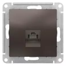 Розетка Schneider Electric ATN000683 AtlasDesign, компьютерная, RJ45, механизм, мокко