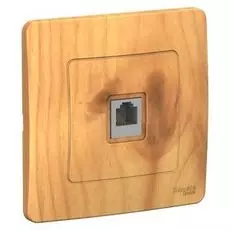 Розетка Schneider Electric BLNIS011005 ТЛФ RJ11 Ясень внутр